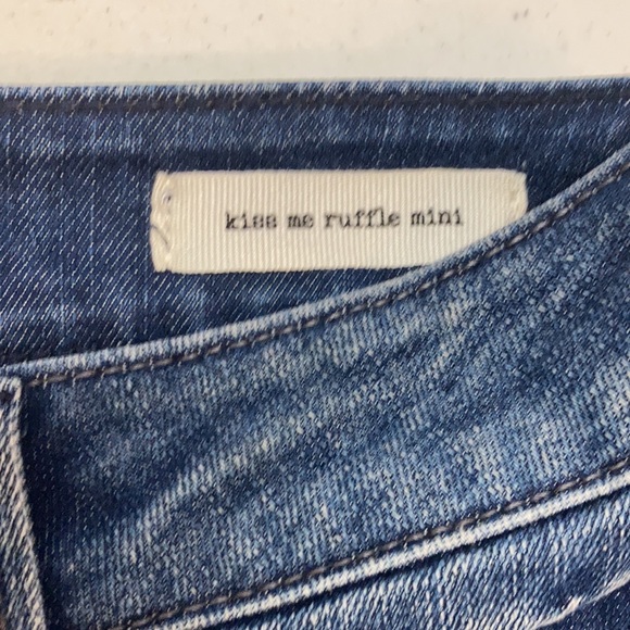 Jessica Simpson kiss me ruffle mini denim skirt - Picture 5 of 5